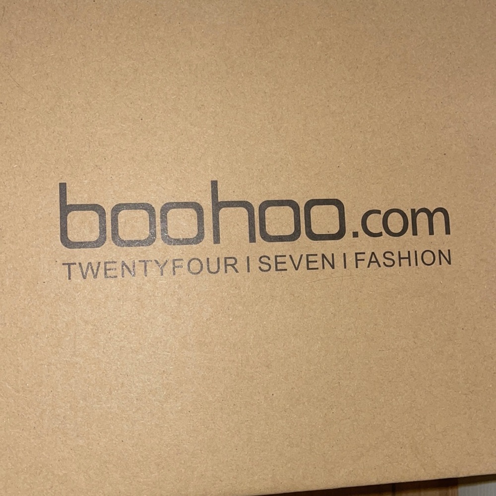Black heels from Boohoo